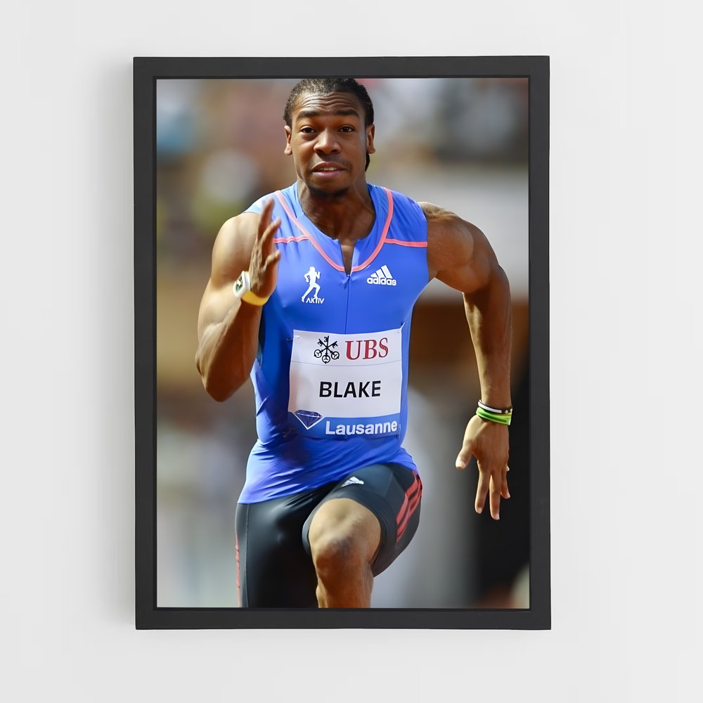 Poster La Course Éclair – affiche Athlétisme (vue 2)